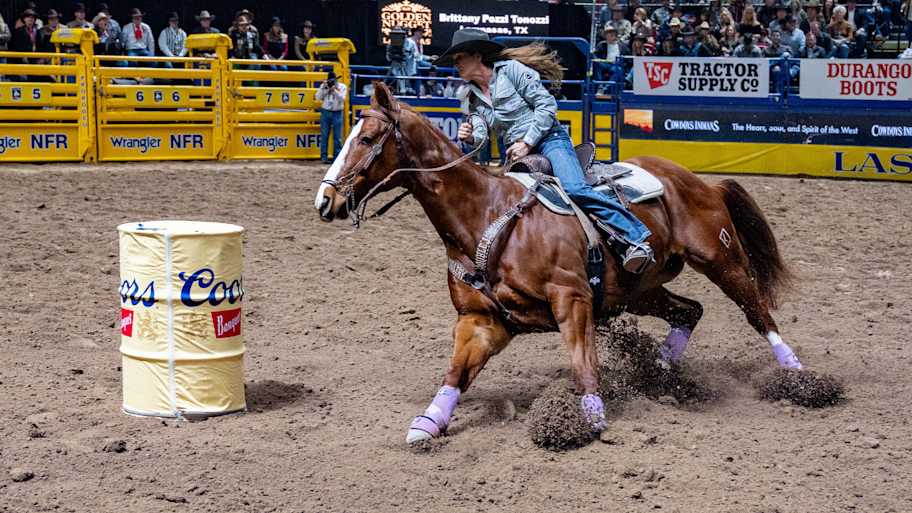 Three-time world champion barrel racer featured on ESPN SportsCenter