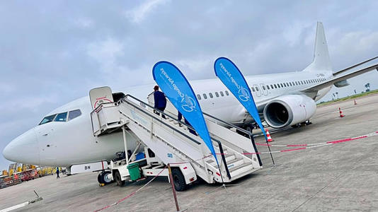 Photo prise sur la page Facebook de Congo Airways https://www.facebook.com/photo/