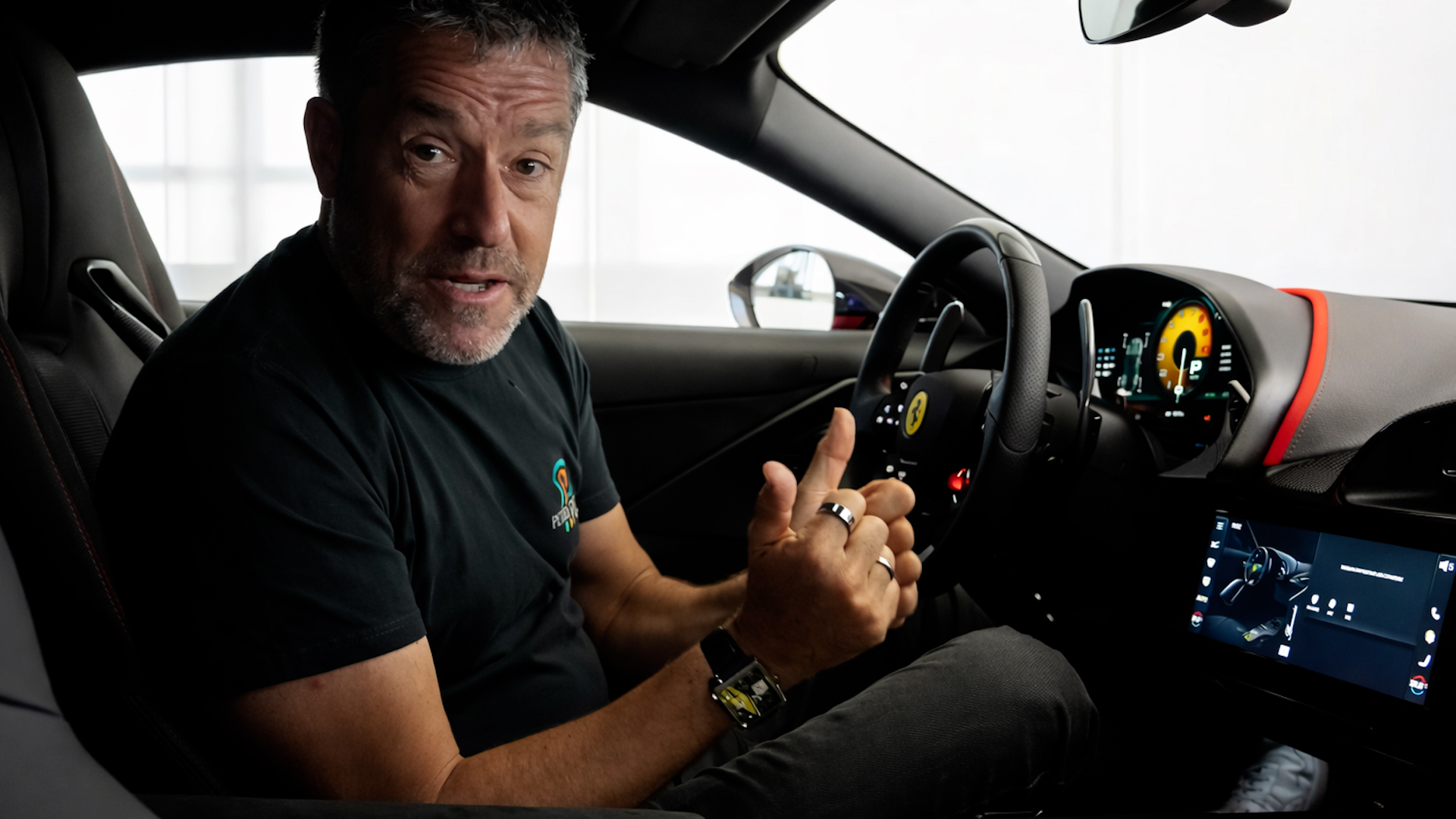 Inside the new Ferrari Amalfi interior