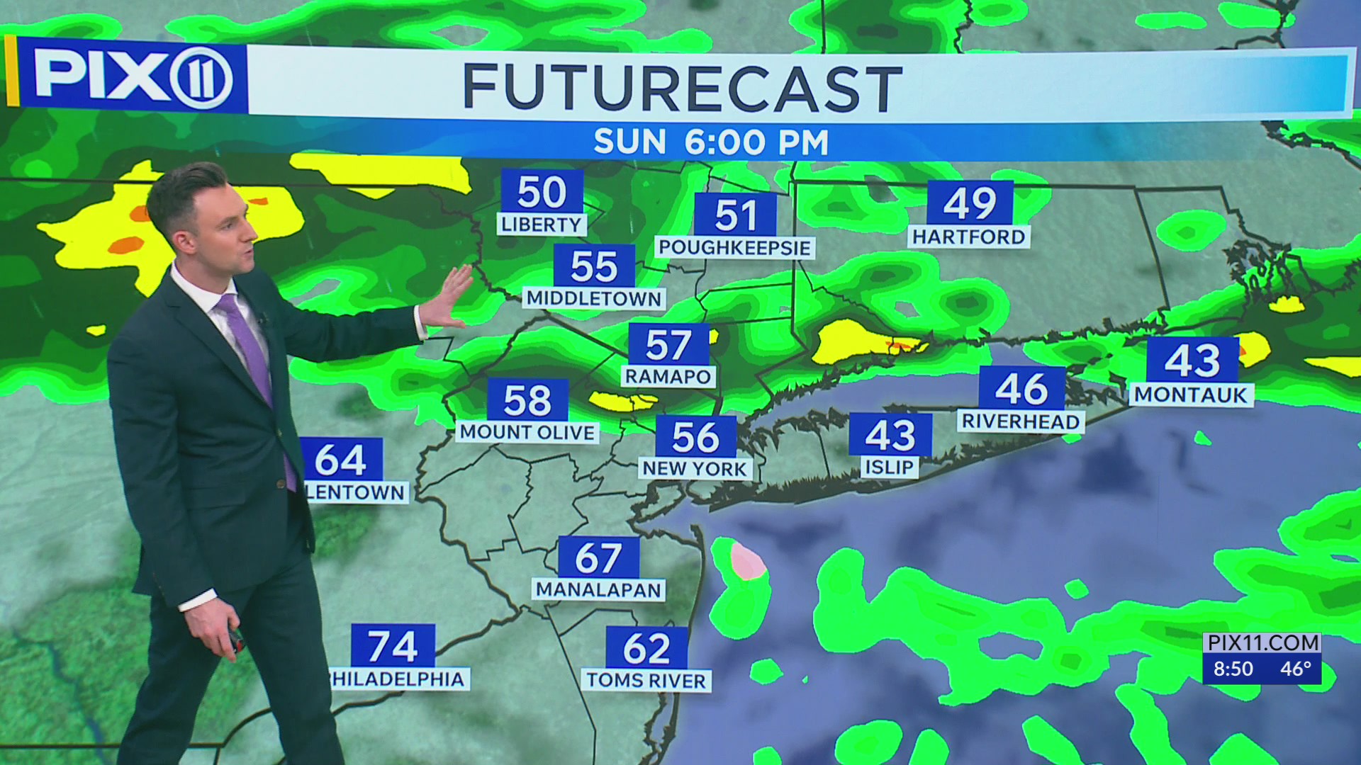 Clouds, heavy rain and gusty storms expected overnight in tri-state area