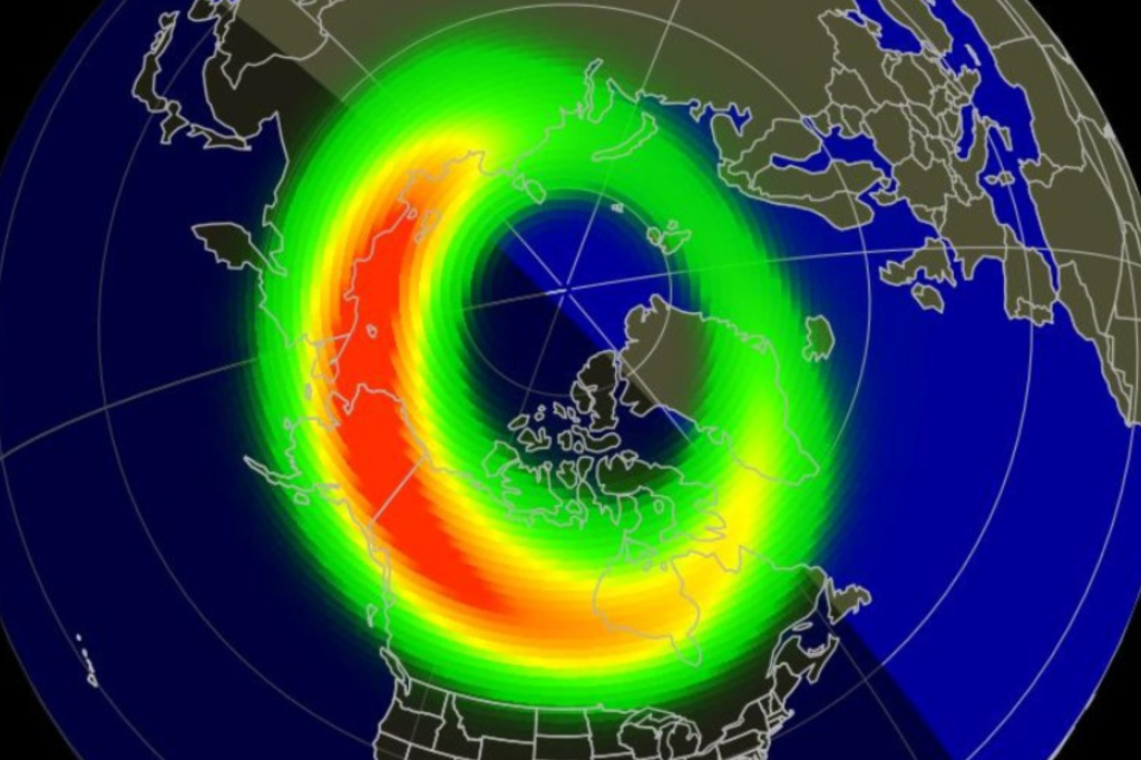 AA1Zajh3 Map reveals top spots to view northern lights during geomagnetic storm