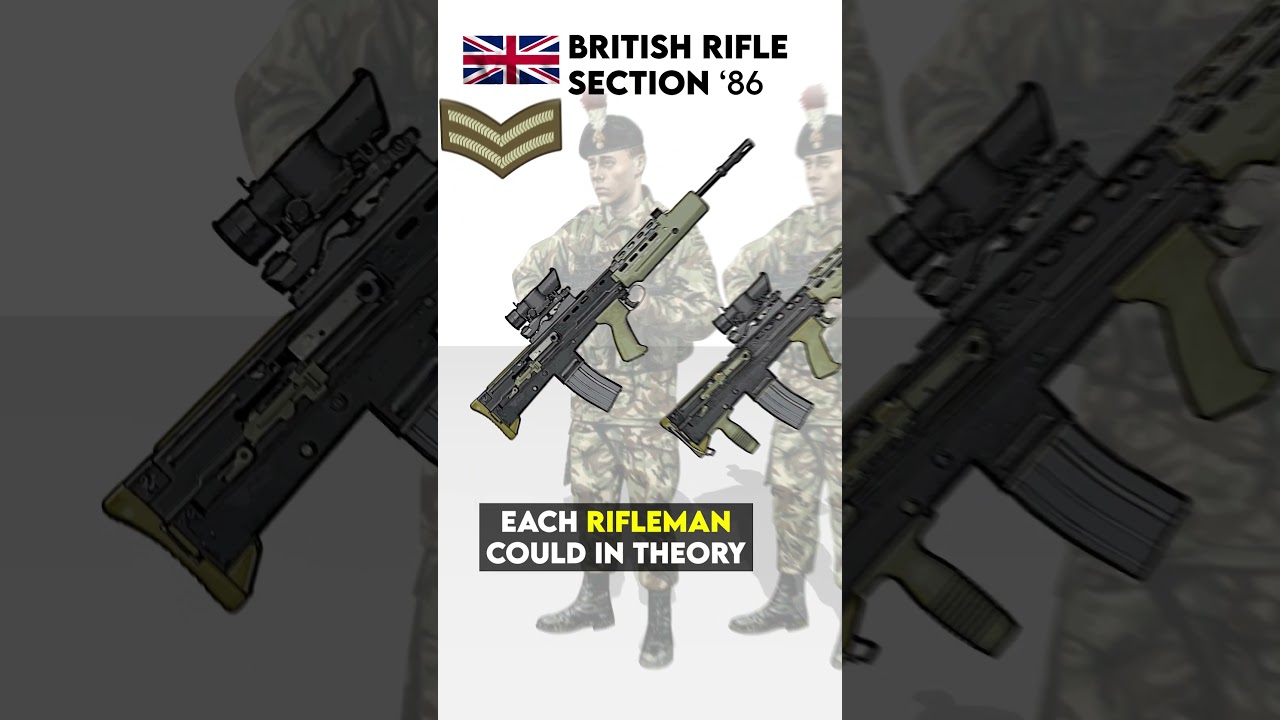 British Army rifle section (1986-2004)