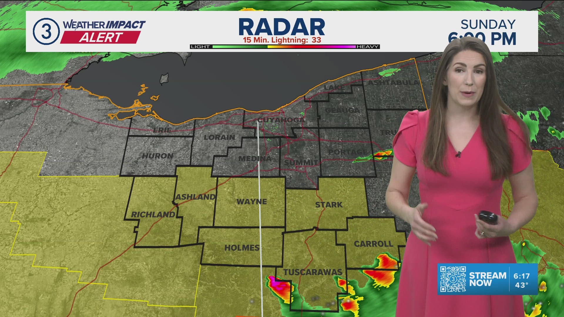 Weather impact alert: Strong to severe thunderstorm risk as front moves ...