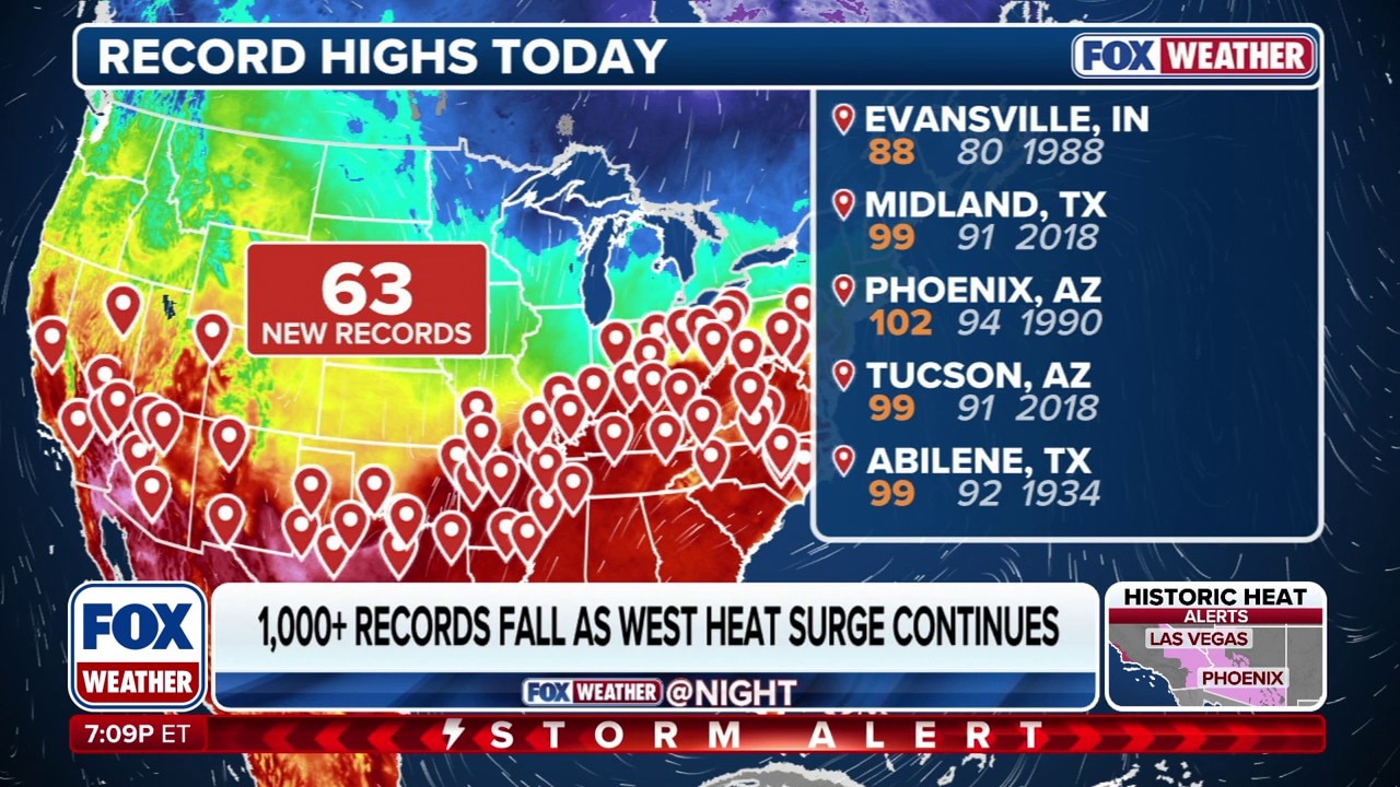 Record-breaking heat wave shatters over 1,500 records with more extreme ...