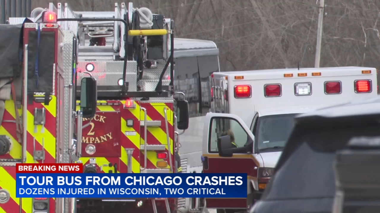 33 injured, 2 critically, after bus from Chicago crashes in Green Bay ...