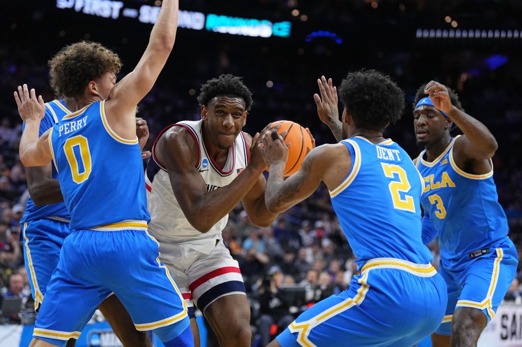 Short-handed UCLA fades during loss to UConn in NCAA tournament