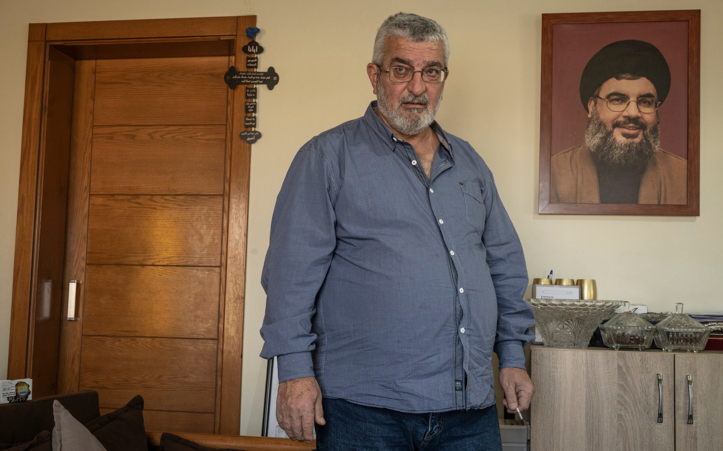 Rifiat Nasrallah: ‘The Vatican did nothing for us but Hezbollah spilt their blood to protect us. The Pope only has prayers’ - Simon Townsley