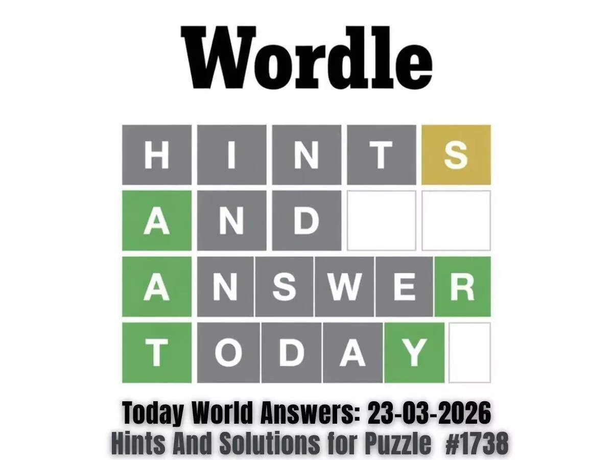 NYT Wordle today (23-03-2026): Still figuring out Monday's puzzle ...