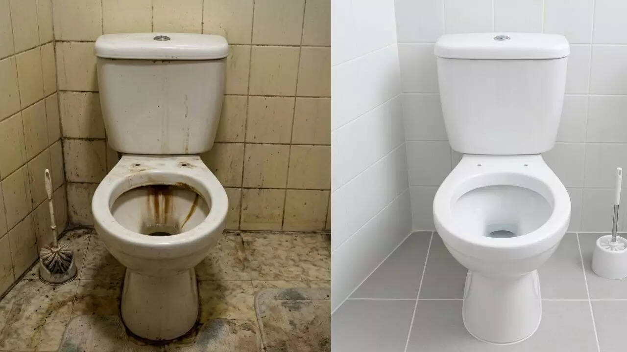 How to clean your toilet seat without using a brush: Try this ...