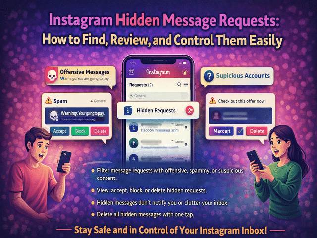 Instagram hidden message requests: How to find, review, and control ...