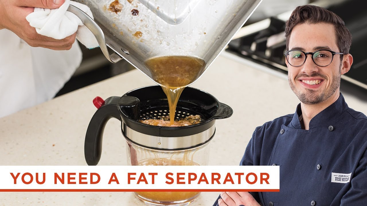 Why using a fat separator is essential for better gravy