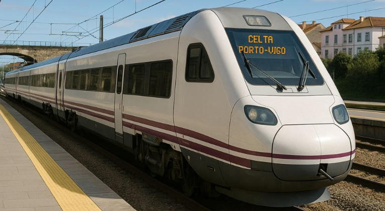 Comboio Celta entre Porto e Vigo terá transbordo rodoviário em Espanha