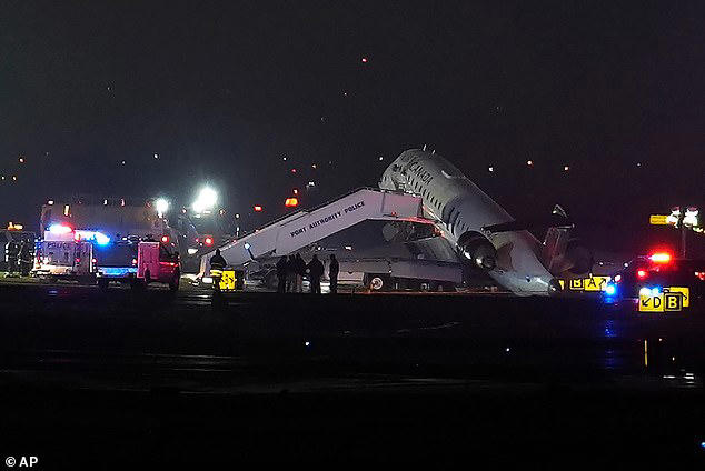 Two dead and multiple injured after Air Canada flight crashes at New ...