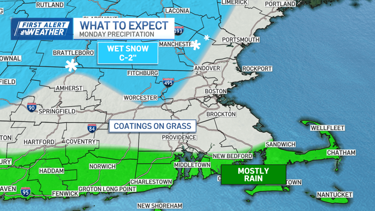 First alert: Mix of rain, snow and ice makes for a messy commute