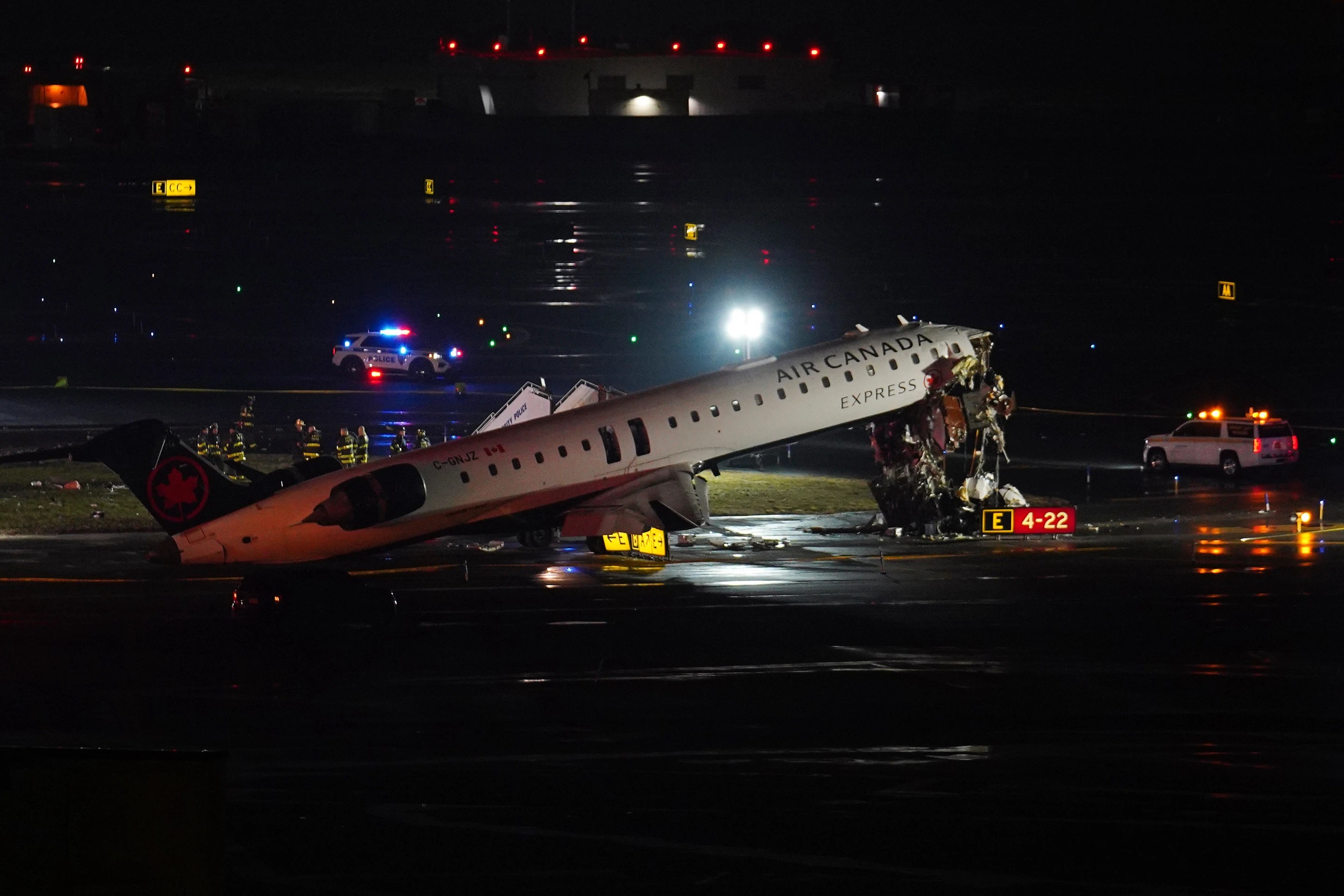 Two dead in airplane collision at LaGuardia Airport in New York City<br><br>