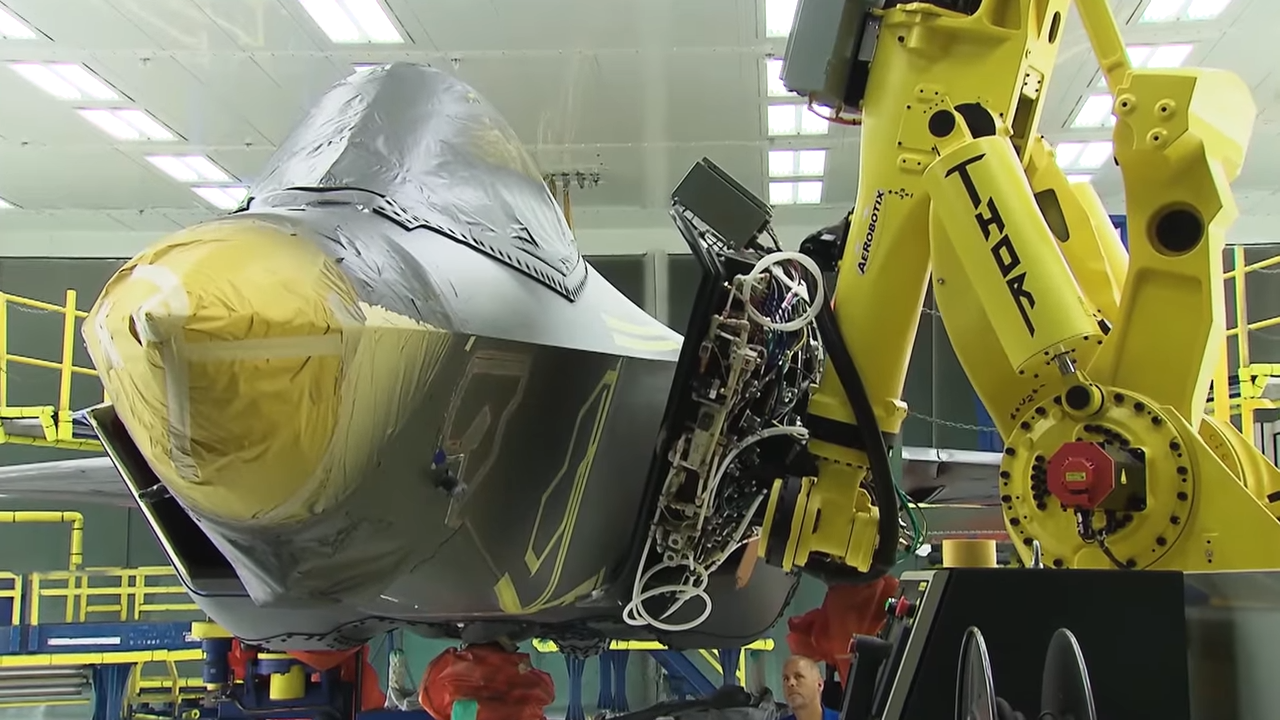 Watch a $100M fighter built piece by piece – 'Built for war'