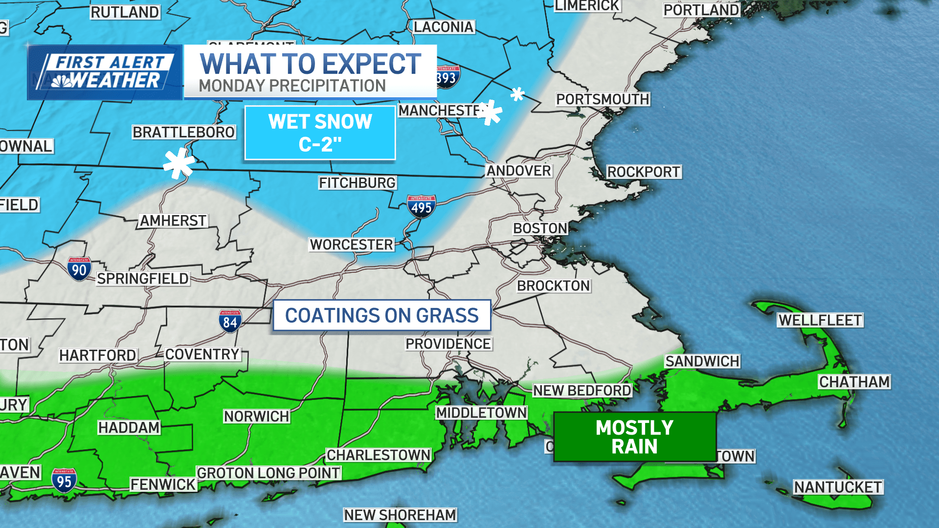 First alert: Mix of rain, snow and ice makes for a messy commute