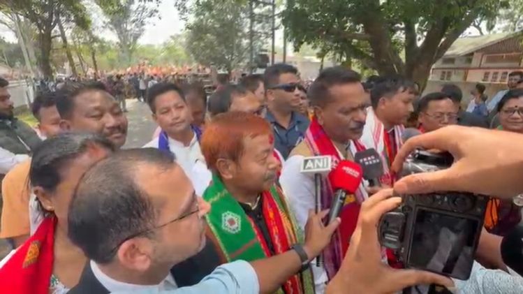 Assam: Alliance backed BJP candidate Tankeshwar Rabha files nomination ...