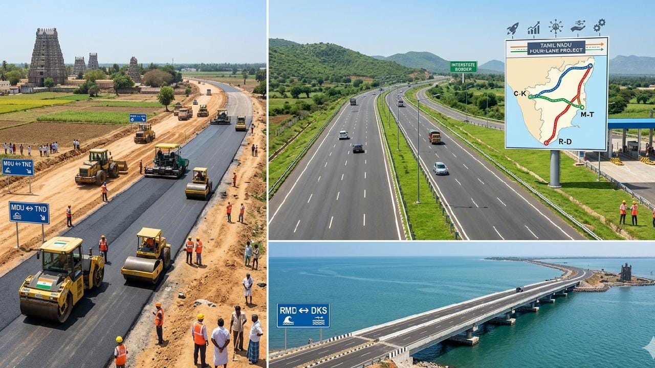 Tamil Nadu to get four-lane highways on three key corridors; projects ...