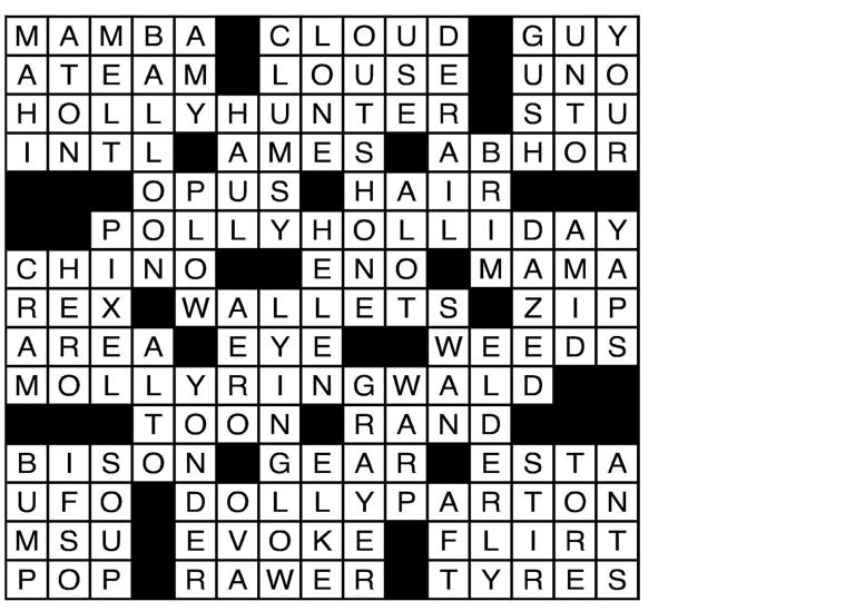 Puzzle solutions for Monday, Mar. 23, 2026