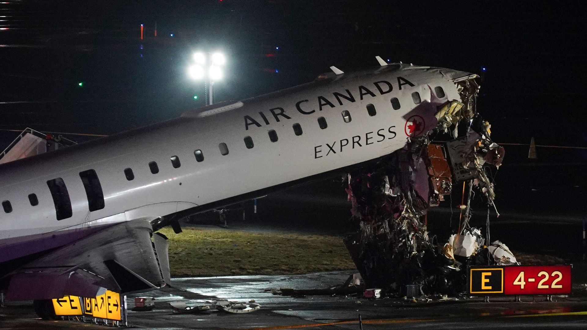 LaGuardia Airport closed following collision between Air Canada plane and airport vehicle<br><br>