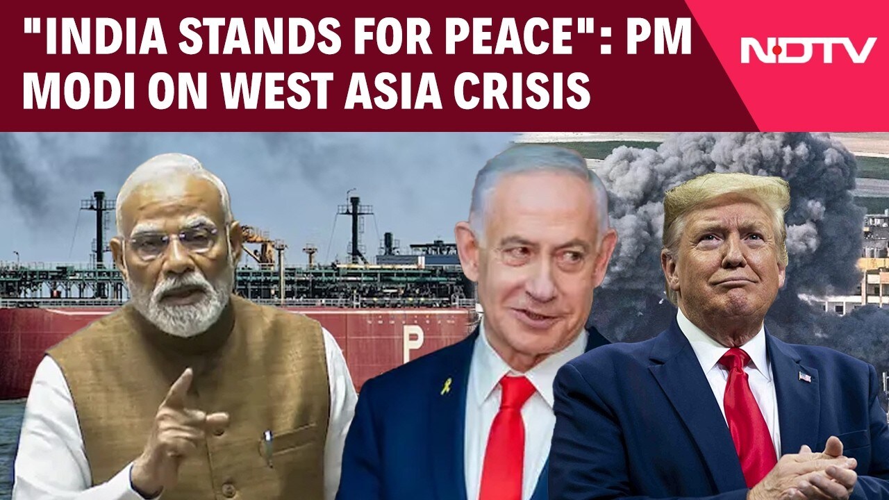 PM Narendra Modi calls for diplomacy to end Middle East conflict