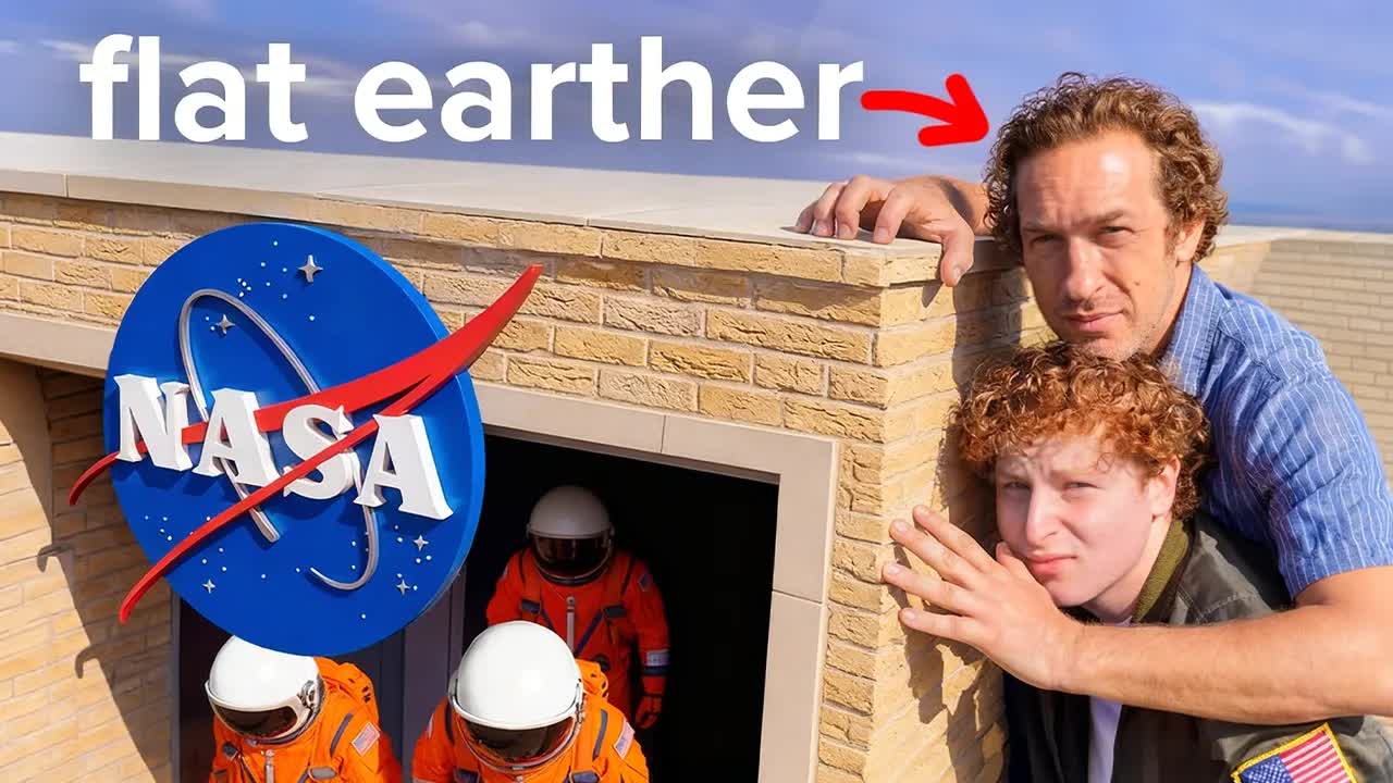 I snuck a flat earther into NASA's headquarters