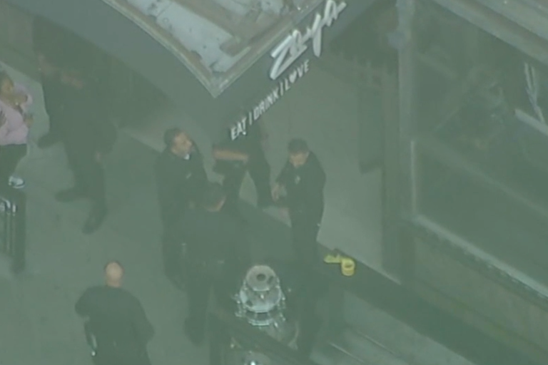 Multiple people stabbed during brawl at LA restaurant, police say