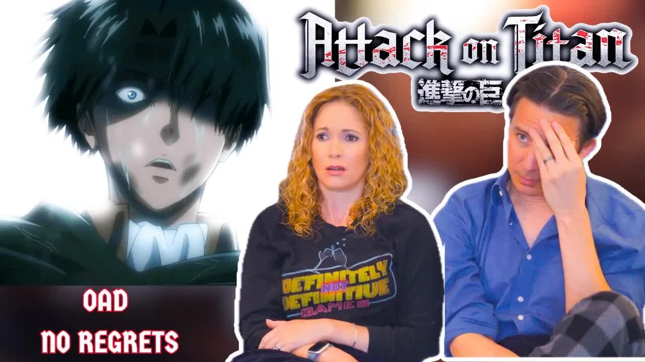 Attack on Titan OAD reaction Distress No regrets DUB