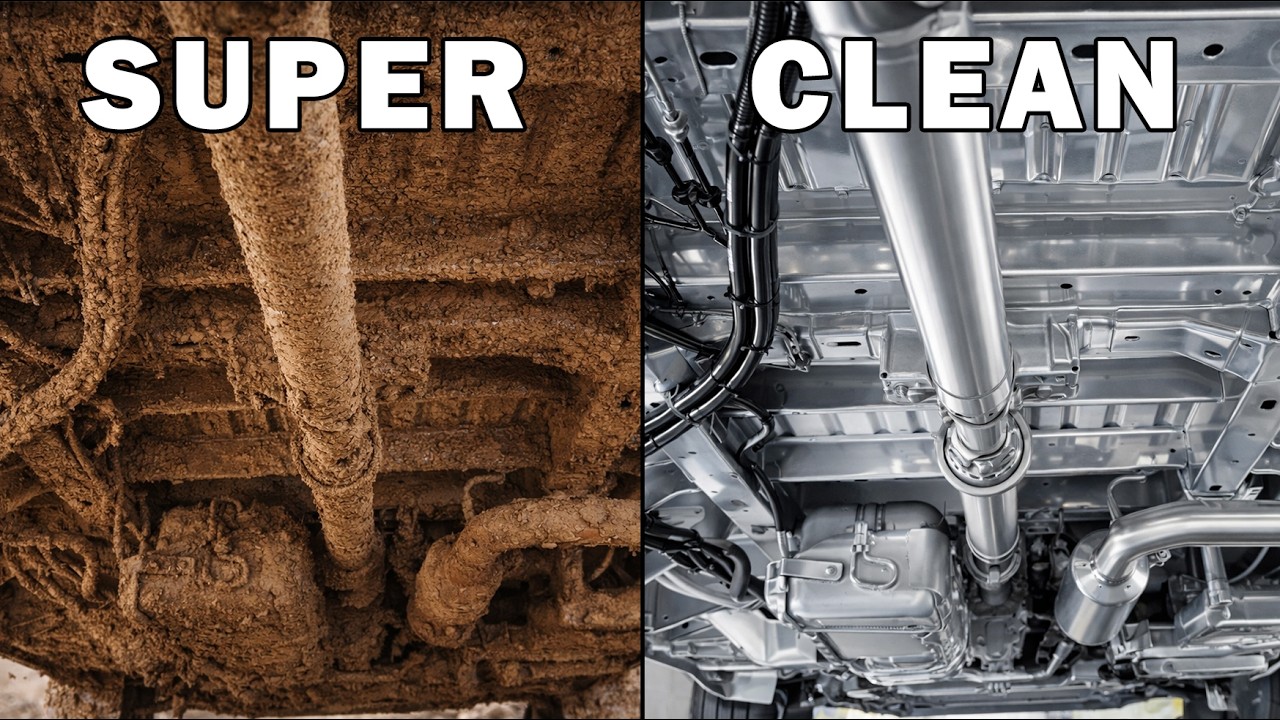 How to super clean the underside of the car 🚘