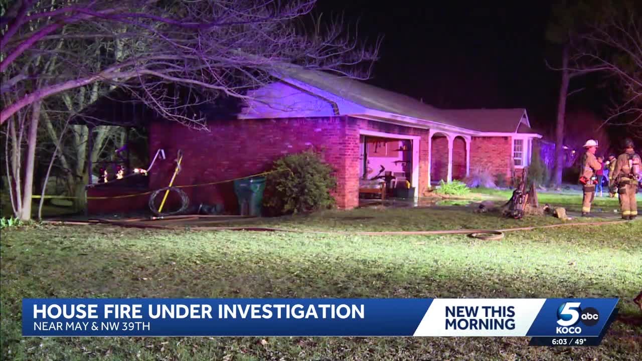 Oklahoma City firefighters put out overnight house fire