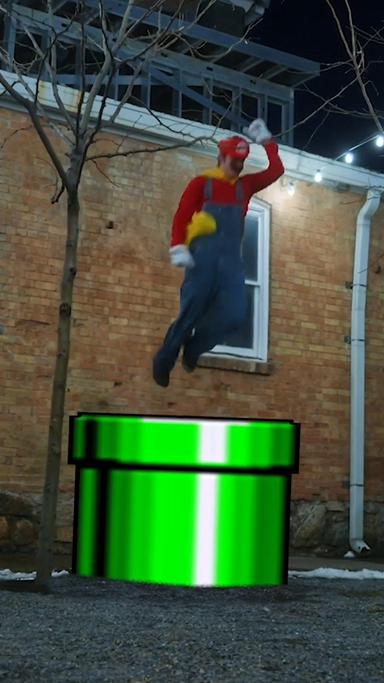 Super Mario World in real life adventure begins