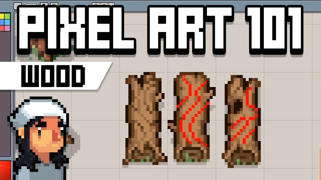 Pixel art 101: How to create wood texture
