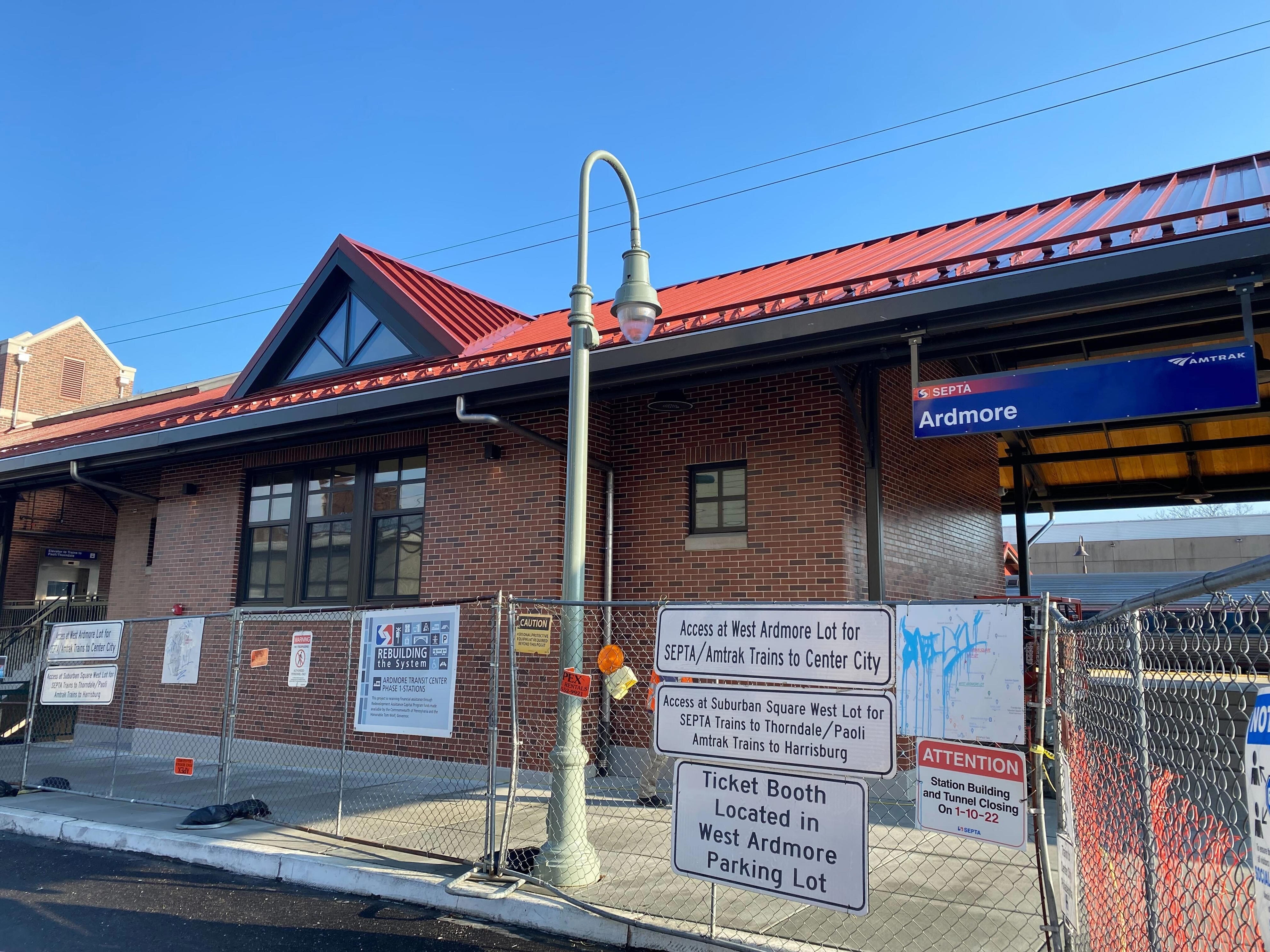 After nearly 7 years and $60 million, SEPTA’s rebuilt Ardmore Station ...