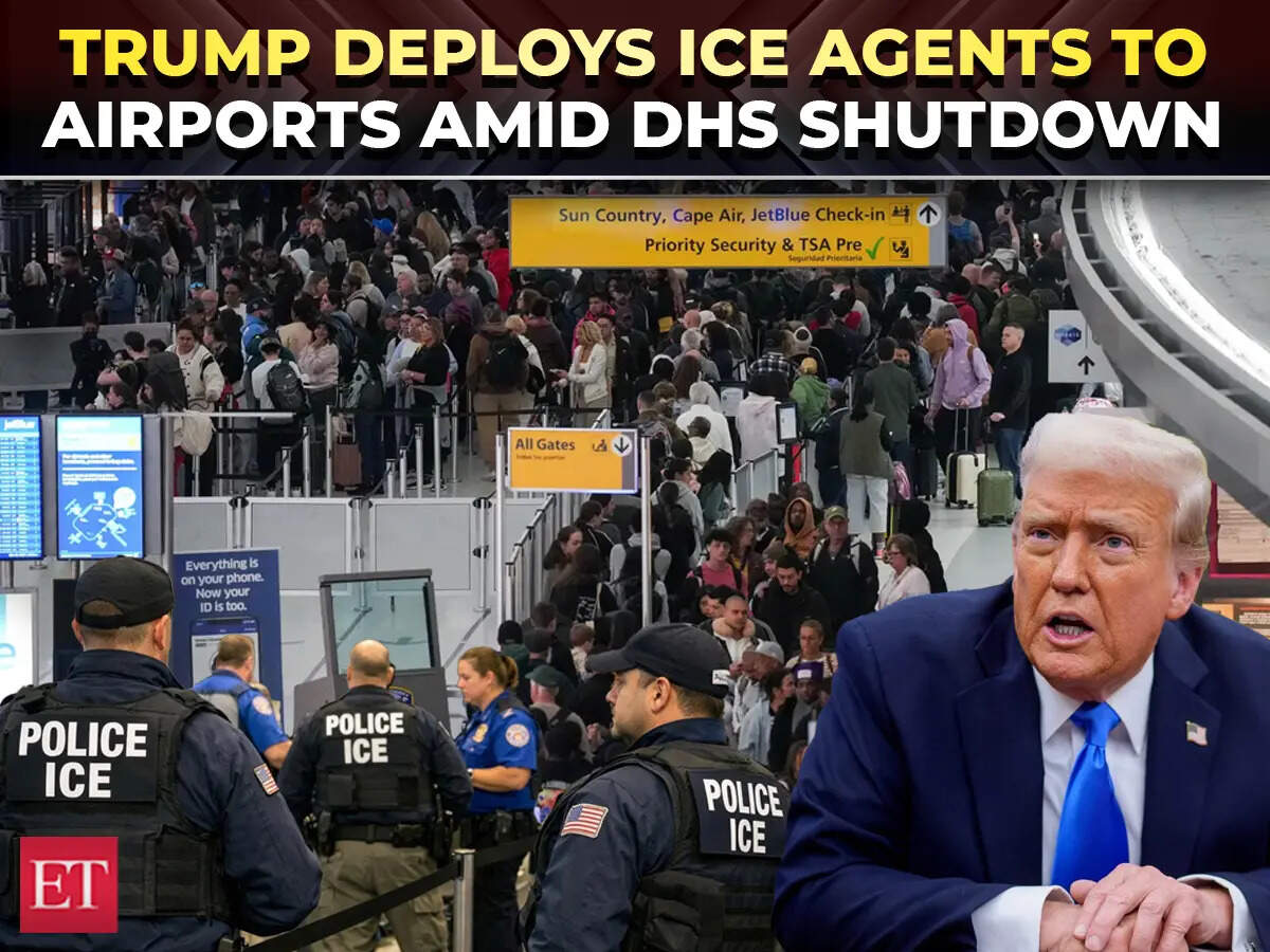 'No more games!': Trump sends ICE agents to US airports as DHS shutdown ...