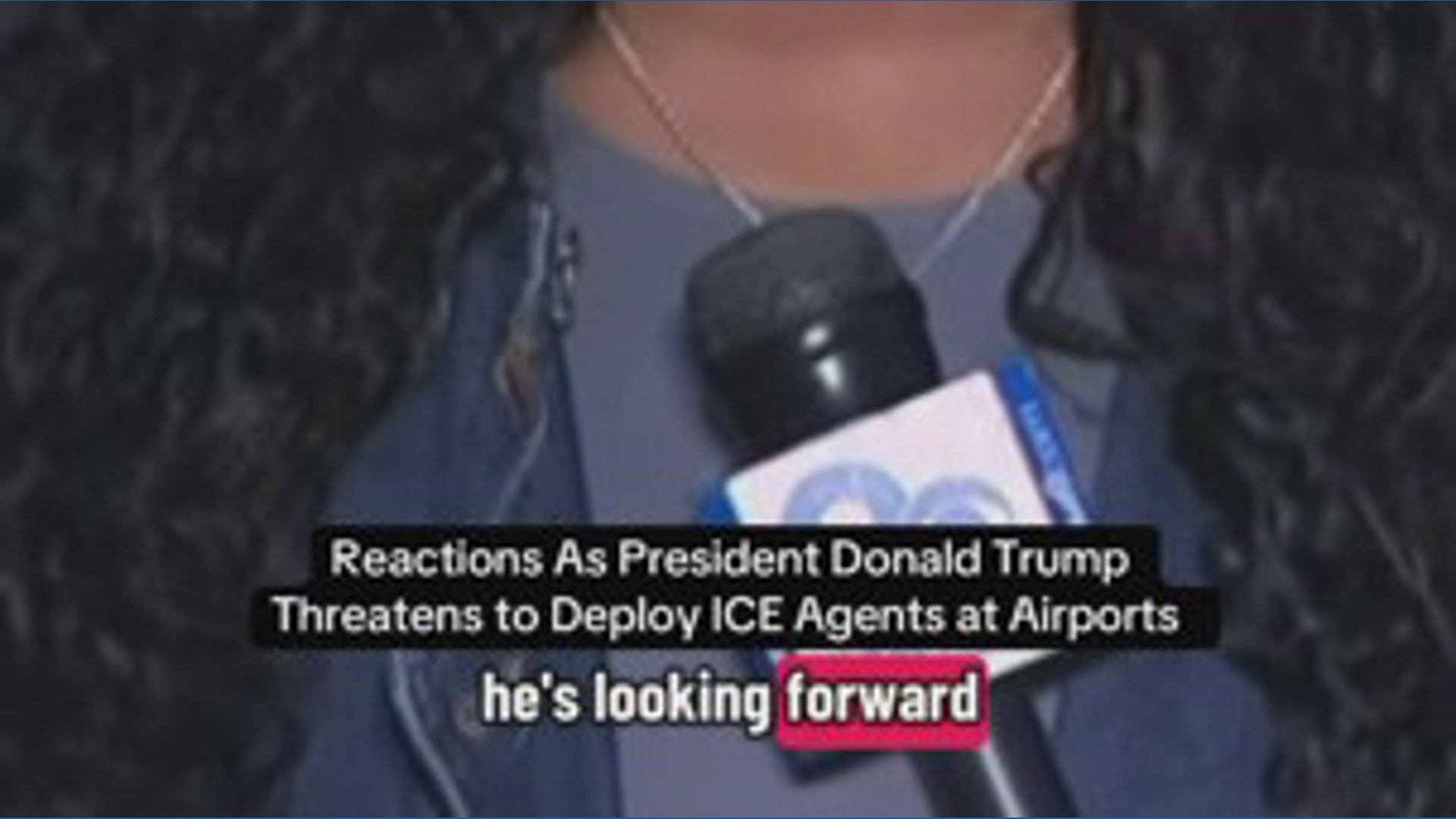Travelers react to President Trump’s threats to deploy ICE agents to ...