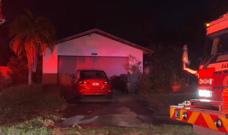Early morning house fire sends one to Sarasota hospital