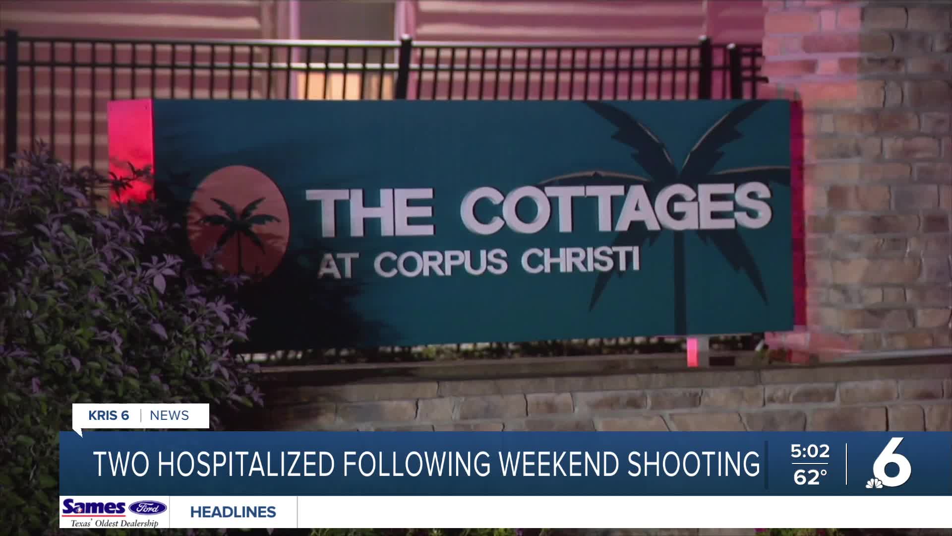Two people hospitalized after shooting at a party on Ennis Joslin Road