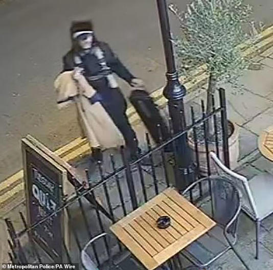 Police issued an image of a suspect after the £150,000 violin was stolen from a pub in north London