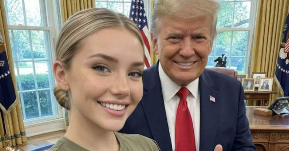 Eerie truth behind 'beautiful Army blond' pictured with Trump that ...