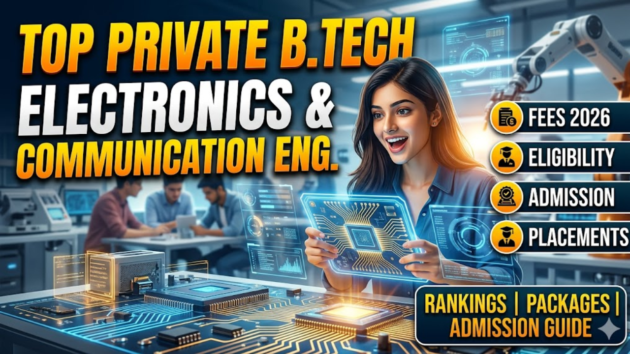 Top private BTech electronics & communication engineering colleges in ...