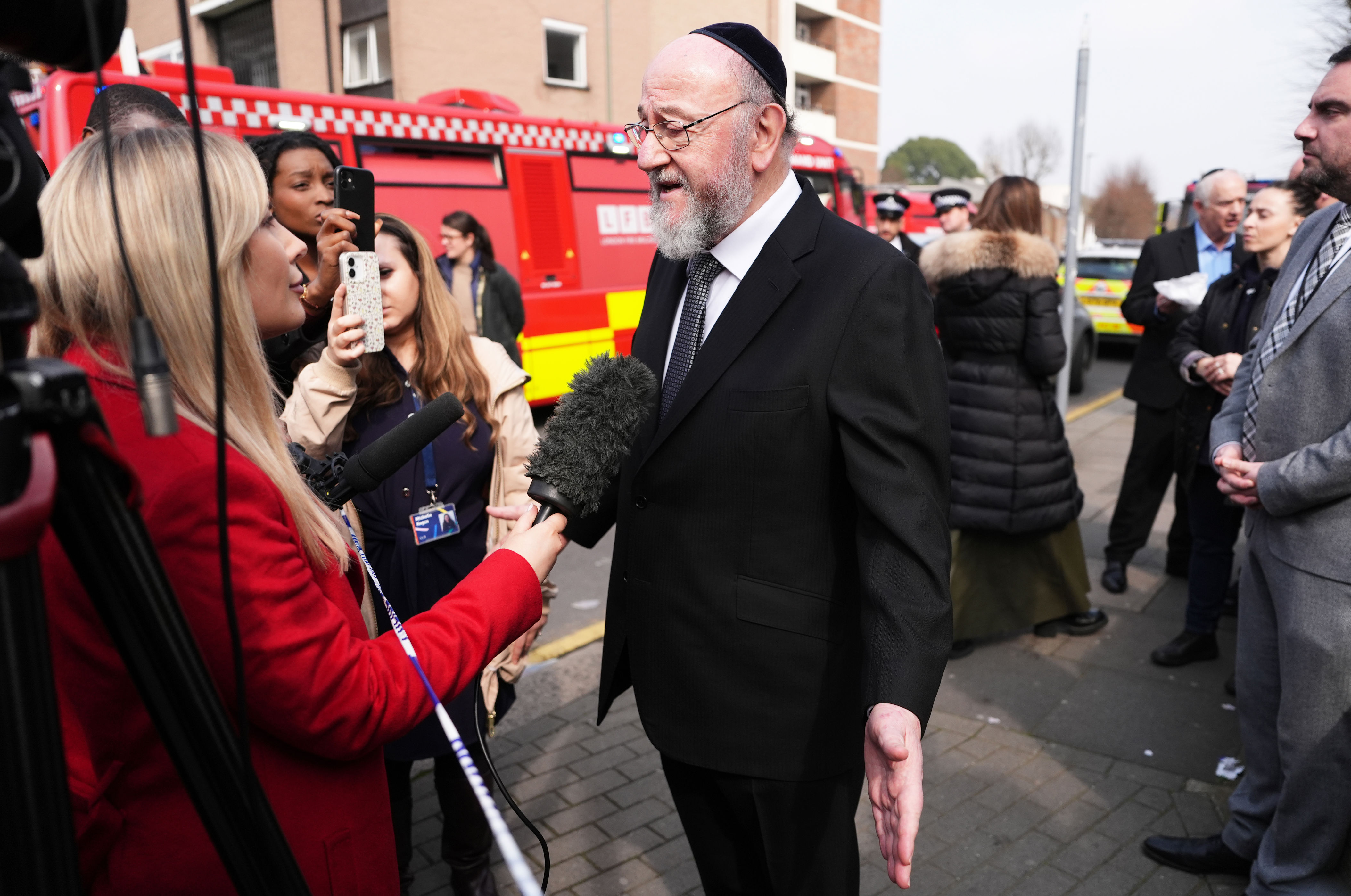 Chief rabbi: British Jews saddened by ambulance attack but will not be ...