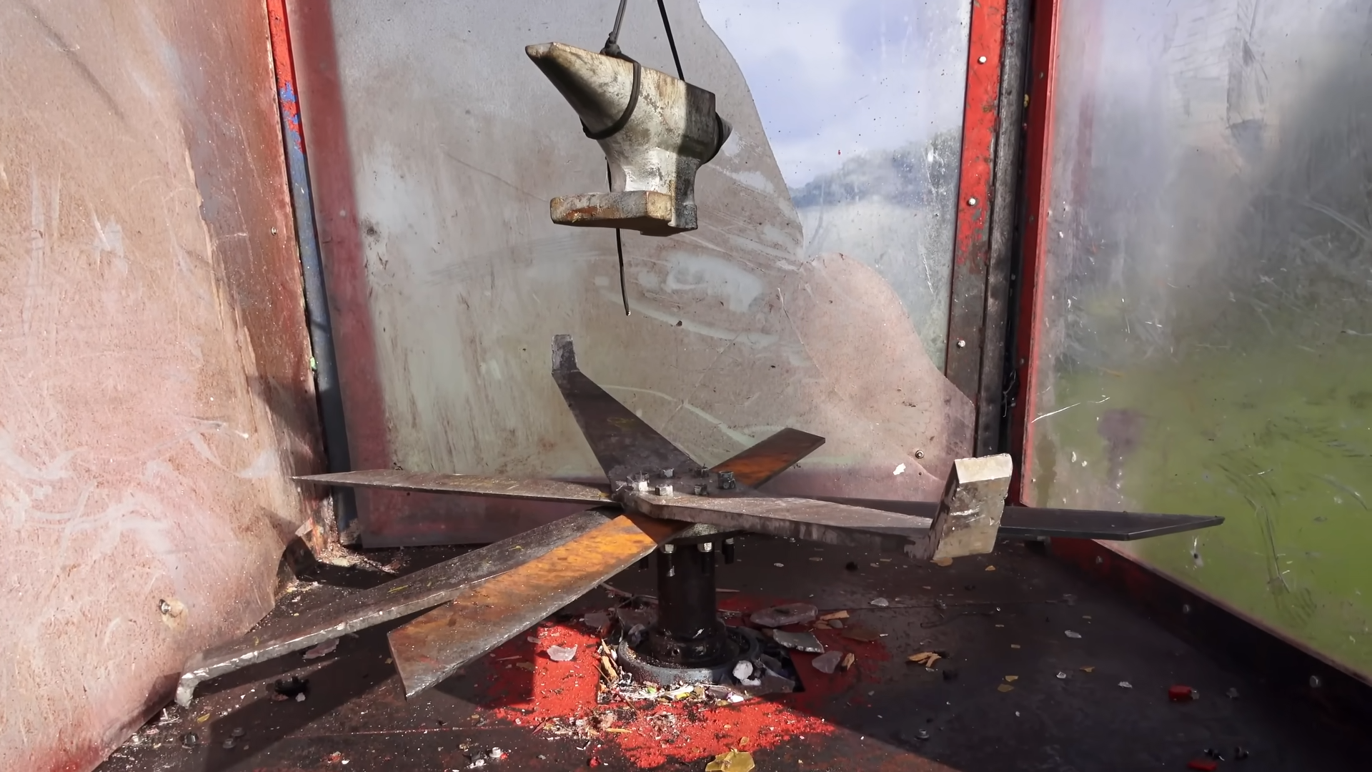 Watch what happens when we tried to blend an anvil