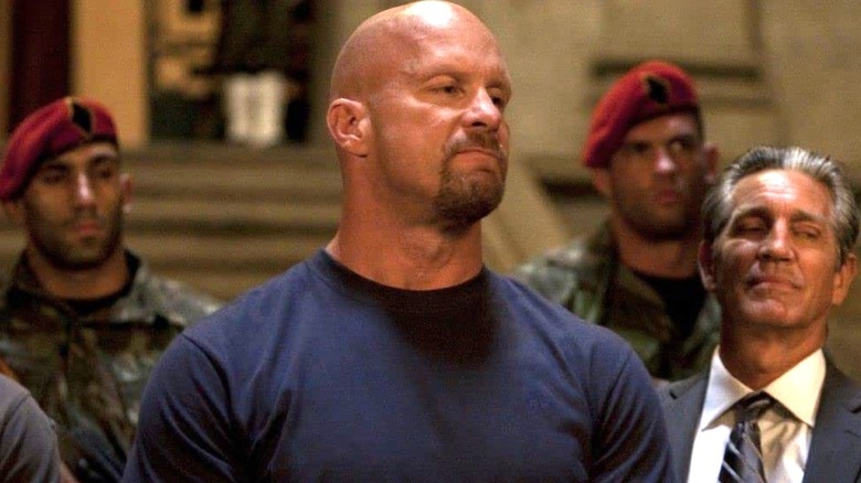 The Expendables: Sylvester Stallone & Stone Cold Steve Austin's fight ...