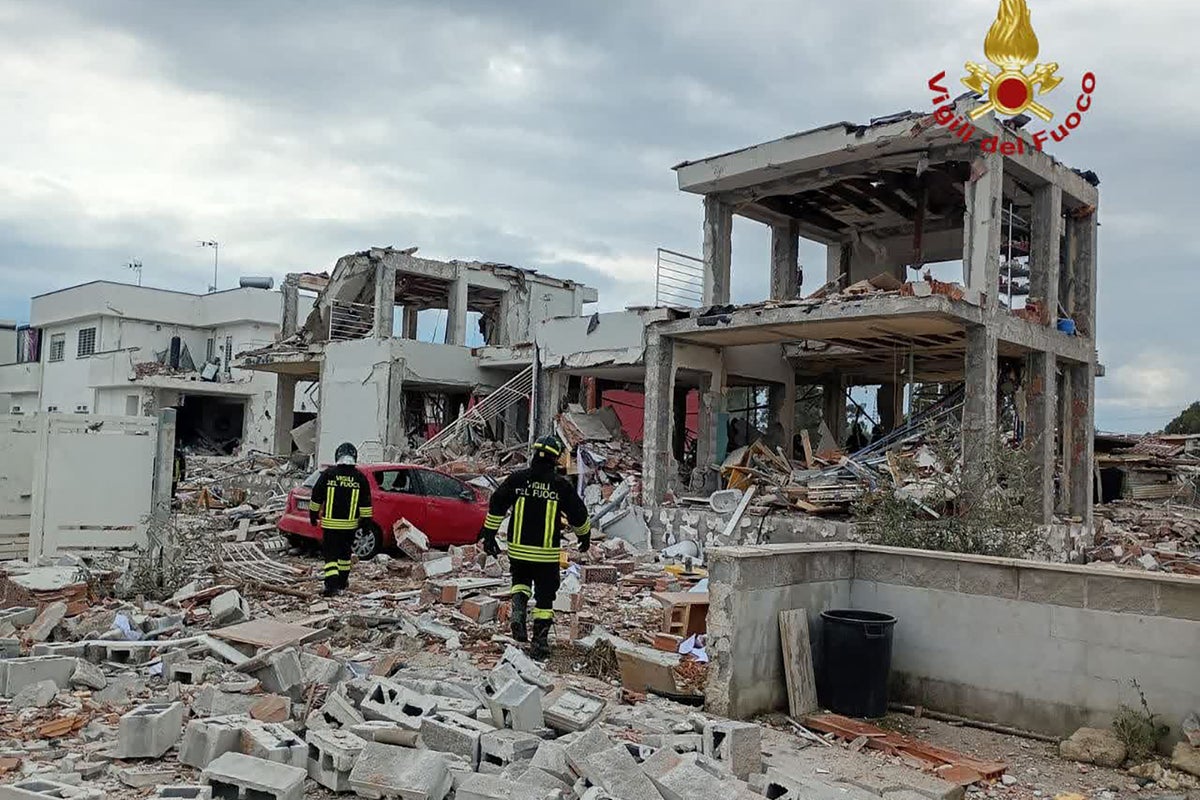 Three hospitalised after explosion tears through apartments in Rome