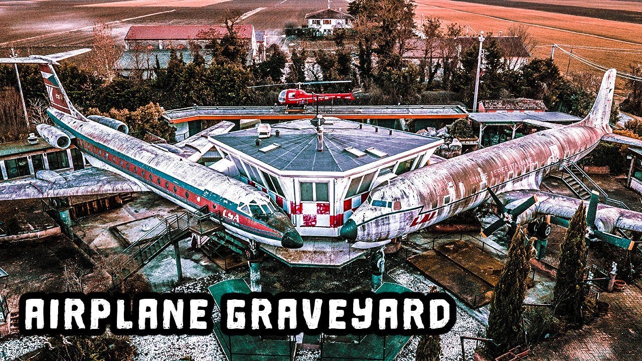 Exploring a unique restaurant housing vintage planes and helicopters in ...