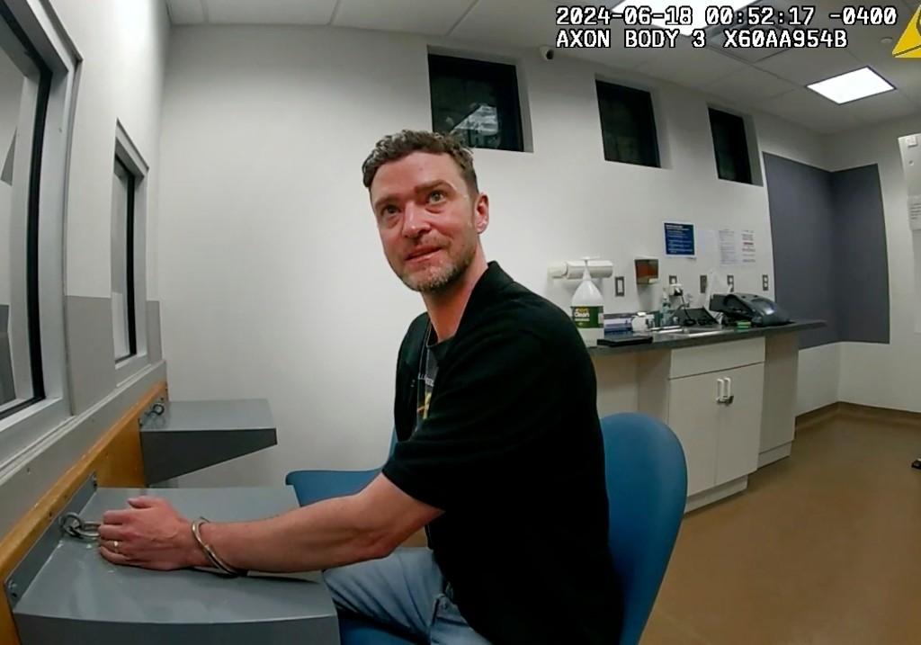 Justin Timberlake’s DWI arrest bodycam footage released