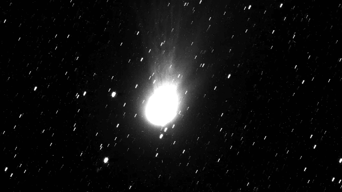 Interstellar comet 3I/ATLAS shines across deep space in brand new video