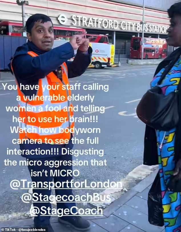 Commuter confronts 'disrespectful' TfL worker who tells elderly woman ...