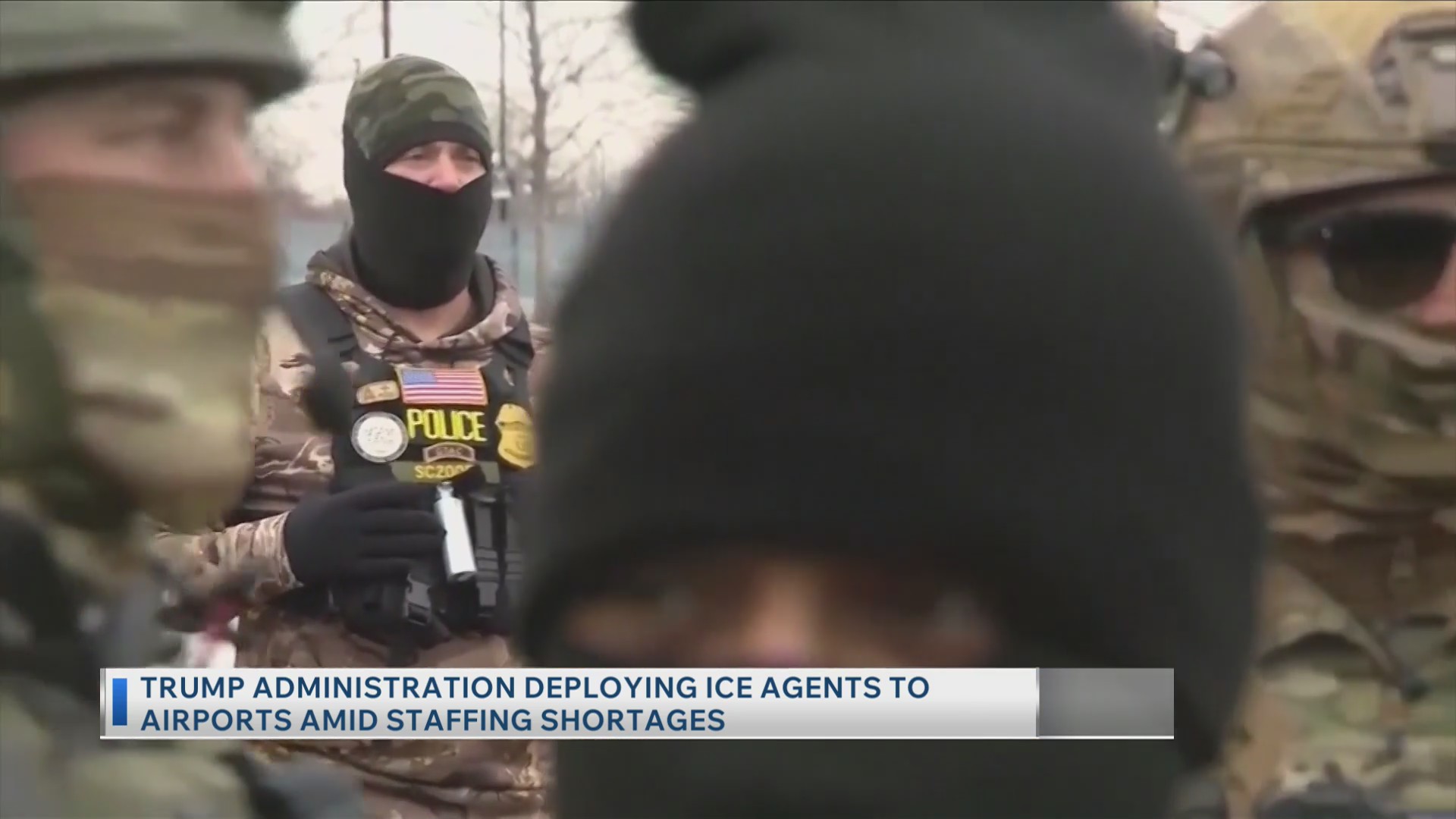 Trump deploys ICE agents to airports